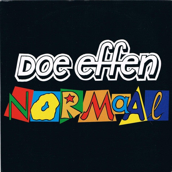 Normaal : Doe Effen Normaal (CD, Single, Car)