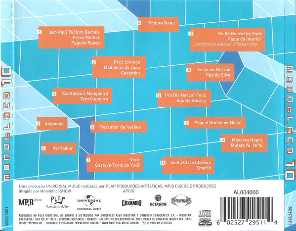 Monobloco : Monobloco 10 (CD, Album, RP, AL)
