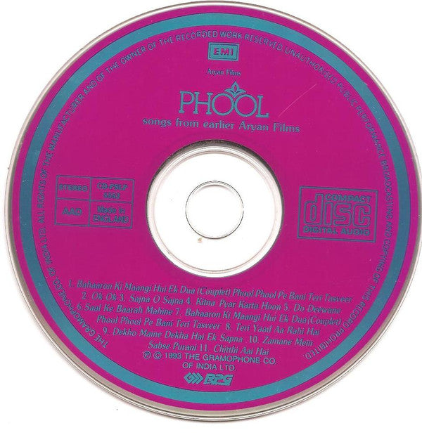 Anand Milind : Phool (CD)