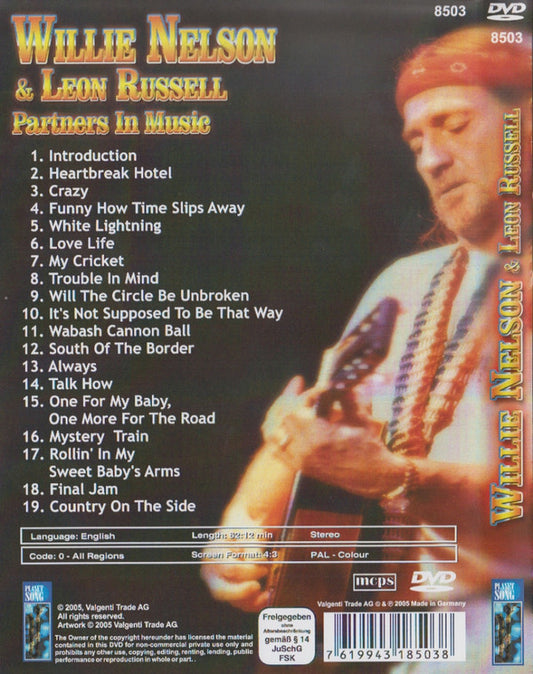 Willie Nelson & Leon Russell : Partners In Music (DVD-V, PAL)