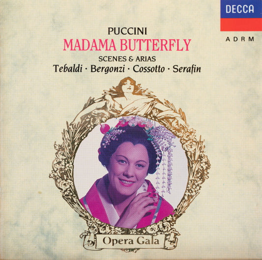 Giacomo Puccini / Renata Tebaldi, Carlo Bergonzi, Fiorenza Cossotto, Tullio Serafin : Madama Butterfly: Scenes & Arias (CD, RM)