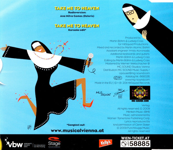 Ana Milva Gomes : Take Me To Heaven - Der Hit Aus Dem Musical Sister Act (CD, Single)