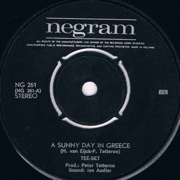 Tee-Set : A Sunny Day In Greece (7", Single, 4-P)