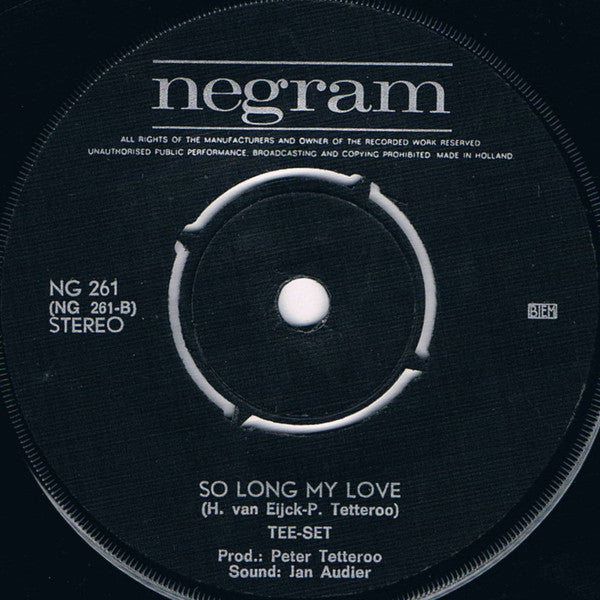 Tee-Set : A Sunny Day In Greece (7", Single, 4-P)