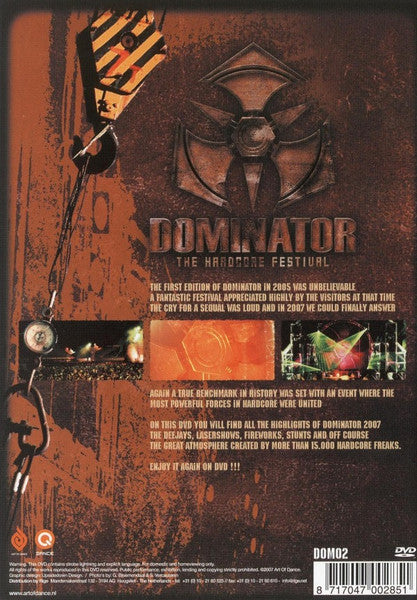 Various : Dominator - The Hardcore Festival (DVD)
