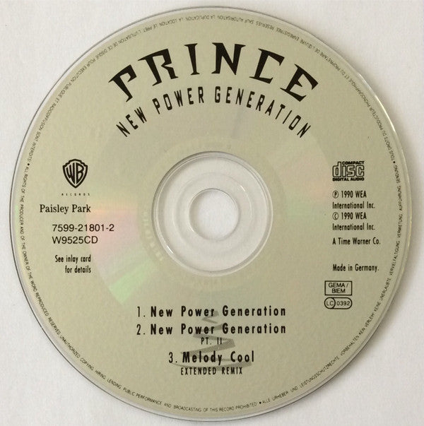 Prince : New Power Generation (CD, Single)