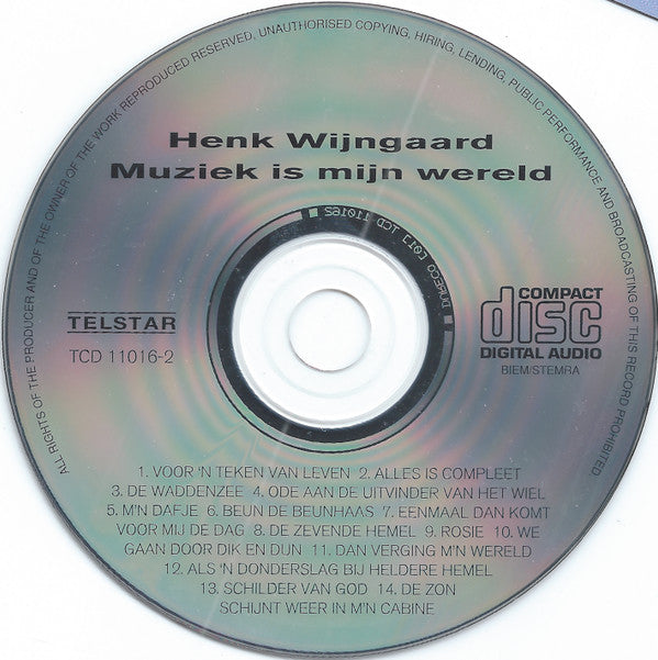 Henk Wijngaard : Muziek Is Mijn Wereld (CD, Album)