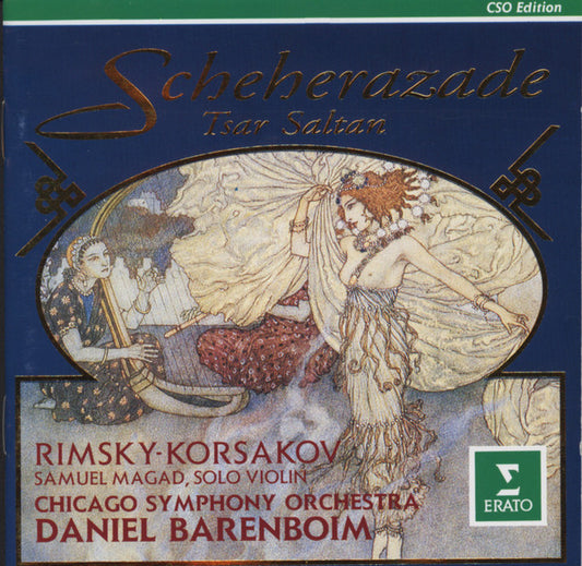 Nikolai Rimsky-Korsakov, Samuel Magad, Chicago Symphony Orchestra, Daniel Barenboim : Scheherazade / Tsar Saltan (CD)