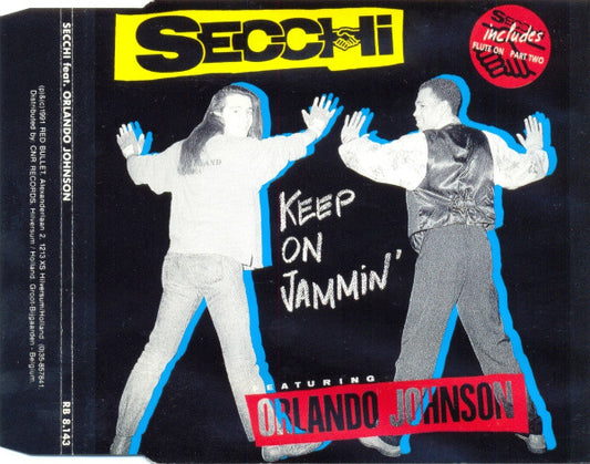 Stefano Secchi Featuring Orlando Johnson : Keep On Jammin' (CD, Maxi)