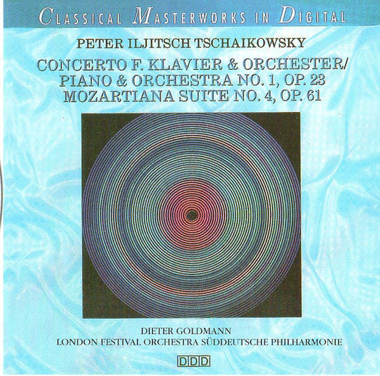 Pyotr Ilyich Tchaikovsky : Concerto Für Klavier & Orchester / For Piano & Orchestra No. 1, Op.23 Mozartiana Suite No. 4, Op. 61 (CD, Comp)