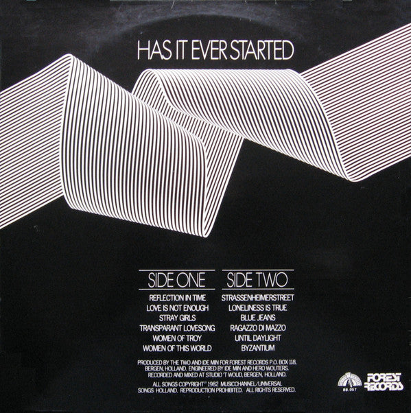 The Two (2) : Has It Ever Started (LP)