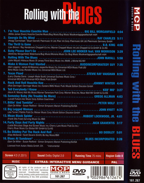 Various : Rolling With The Blues (DVD-V, Comp, PAL, 4:3)