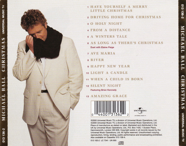 Michael Ball : Christmas (CD, Album, RE)