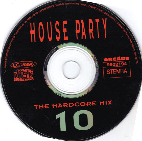 Charly Lownoise & Mental Theo, The Dark Raver : House Party 10 (The Hardcore Mix) (CD, Mixed)