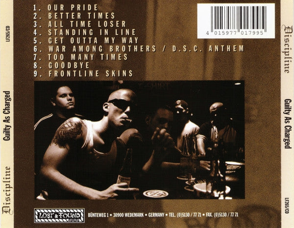 Discipline (5) : Guilty As Charged (CD, MiniAlbum)