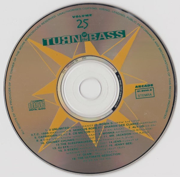 Various : Turn Up The Bass Volume 25 (CD, Comp)