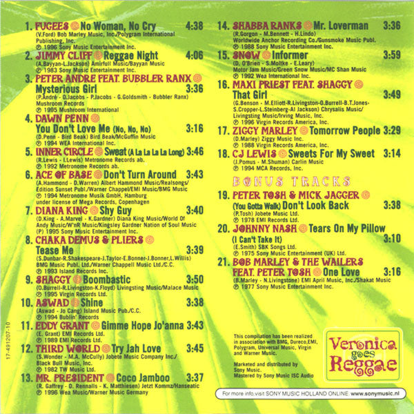 Various : Veronica Goes Reggae (CD, Comp)