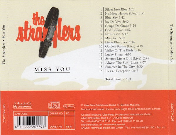 The Stranglers : Miss You (CD, Comp)