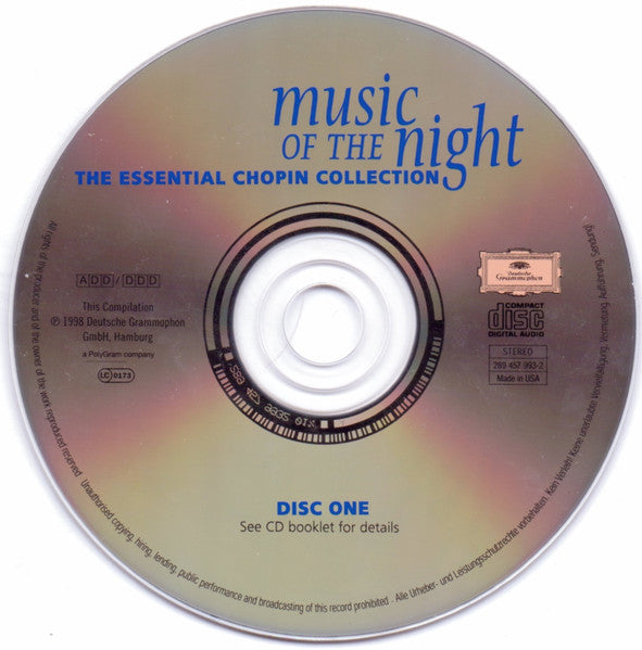 Frédéric Chopin, Various : Music Of The Night (The Essential Chopin Collection) (2xCD, Comp)