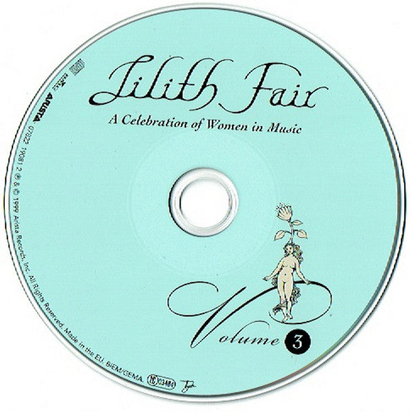 Various : Lilith Fair (A Celebration Of Women In Music) Volume 3 (CD, Album)