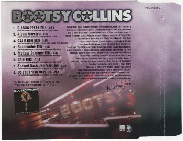 Bootsy Collins : Do The Freak (CD, Maxi)