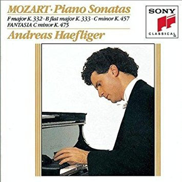 Wolfgang Amadeus Mozart - Andreas Haefliger : Piano Sonatas (F Major K. 332 · B Flat Major K. 333 · C Minor K. 457) · Fantasia C Minor K. 475 (CD, Album)