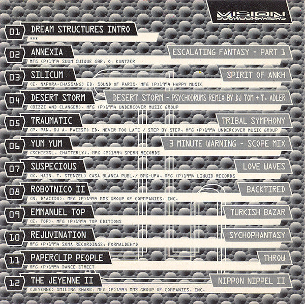 Various : Trancemaster 8 (Dream Structures) (2xCD, Comp)