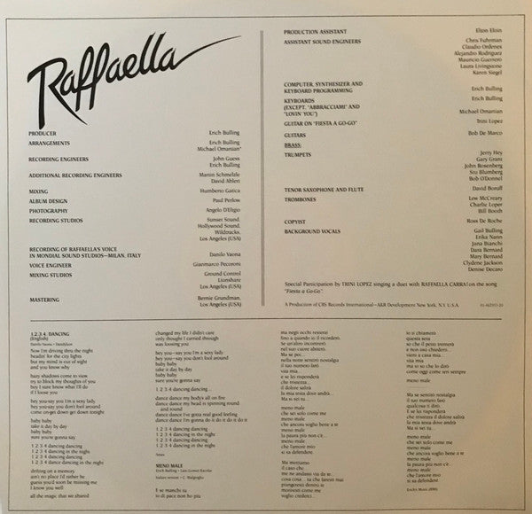 Raffaella Carrà : Raffaella (LP, Album)