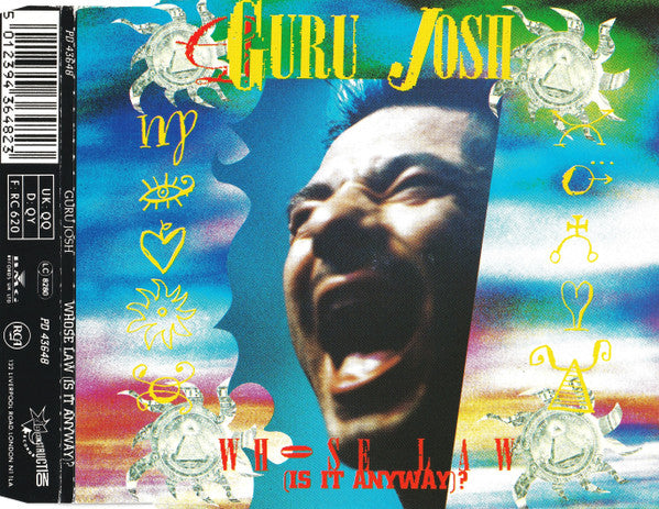 Guru Josh : Whose Law (Is It Anyway)? (CD, Single)