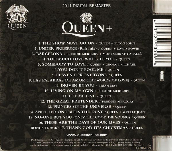 Queen : Greatest Hits III (CD, Comp, RE, RM, RP, Sup)