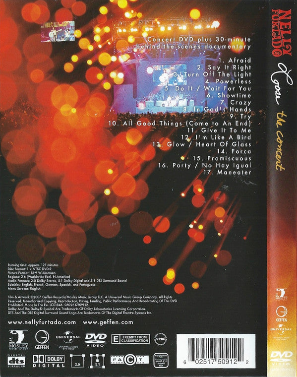 Nelly Furtado : Loose: The Concert (DVD-V, NTSC, Reg)