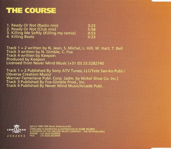 The Course : Ready Or Not (Club House Remixes) (CD, Maxi)