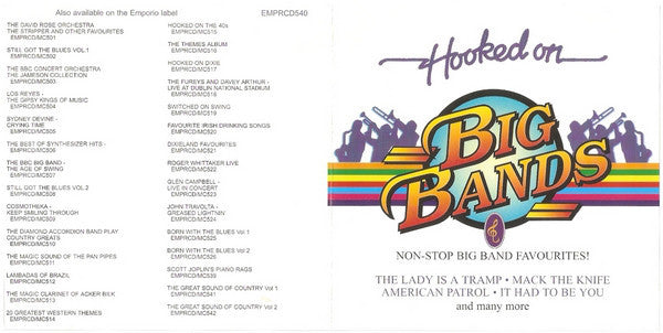 Joe "Fingers" Webster & The Swing Fever Big Band : Hooked On Big Bands (CD, Album)