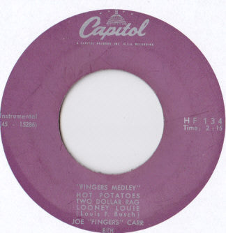 Joe "Fingers" Carr : Fingers Medley (7", Single)