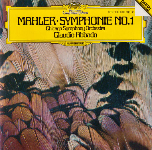 Gustav Mahler, Chicago Symphony Orchestra, Claudio Abbado : Symphonie No. 1 (CD, Album, RE, RP)