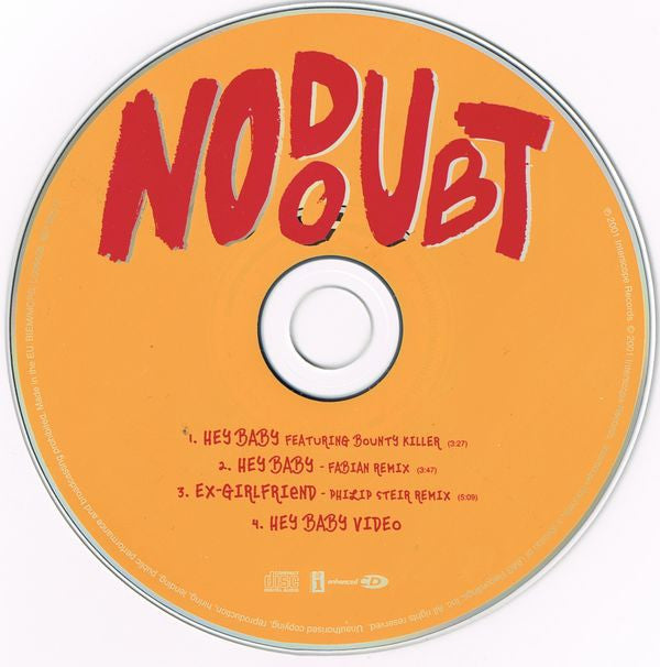 No Doubt : Hey Baby (CD, Single, Enh)
