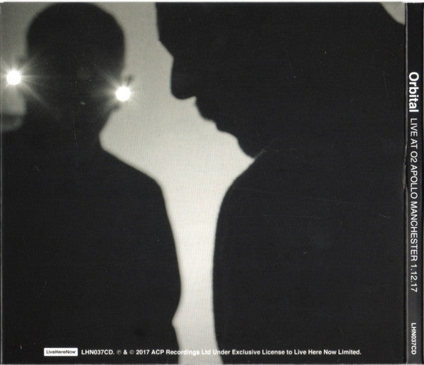 Orbital : Live At O2 Apollo Manchester 1.12.17 (2xCDr, Album)