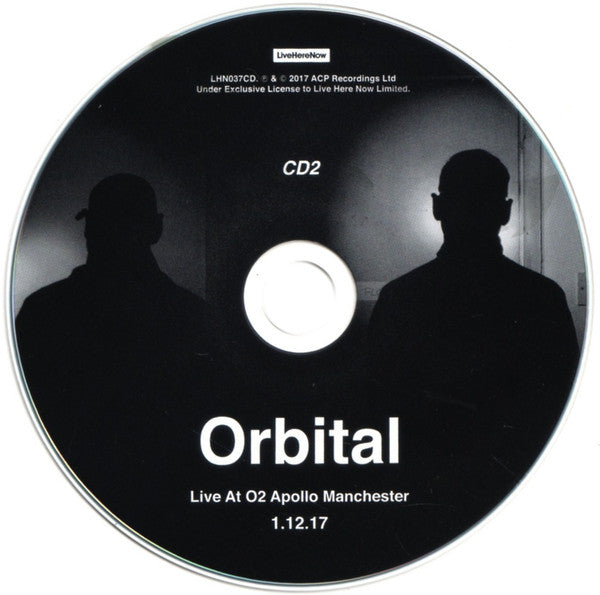 Orbital : Live At O2 Apollo Manchester 1.12.17 (2xCDr, Album)