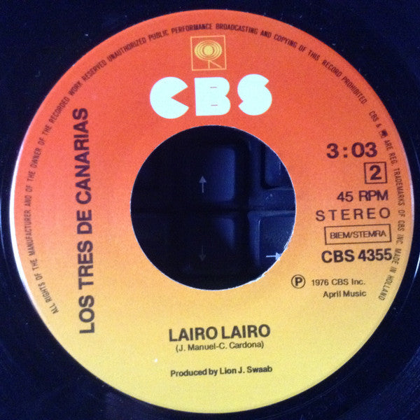 Los Tres De Canarias : Senorita, Que Bonita (7", Single)
