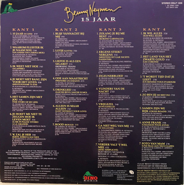 Benny Neyman : 15 Jaar (2xLP, Comp)
