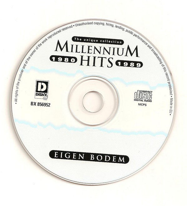 Various : Millennium Hits 1980-1989 Eigen Bodem (CD, Comp)