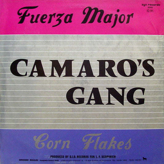 Camaro's Gang : Fuerza Major / Corn Flakes (12")