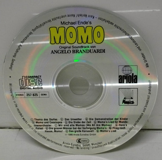 Angelo Branduardi : Michael Ende's Momo (Original Soundtrack) (CD, Album)