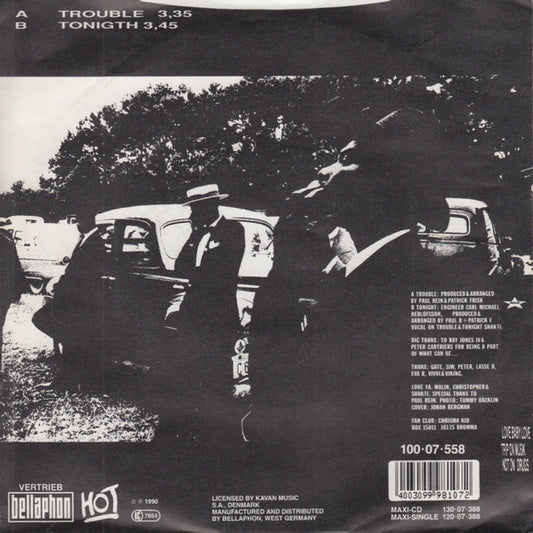 Taylor D. Featuring Shakti (12) : Trouble (7", Single)