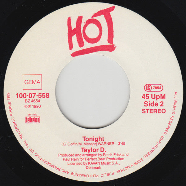 Taylor D. Featuring Shakti (12) : Trouble (7", Single)
