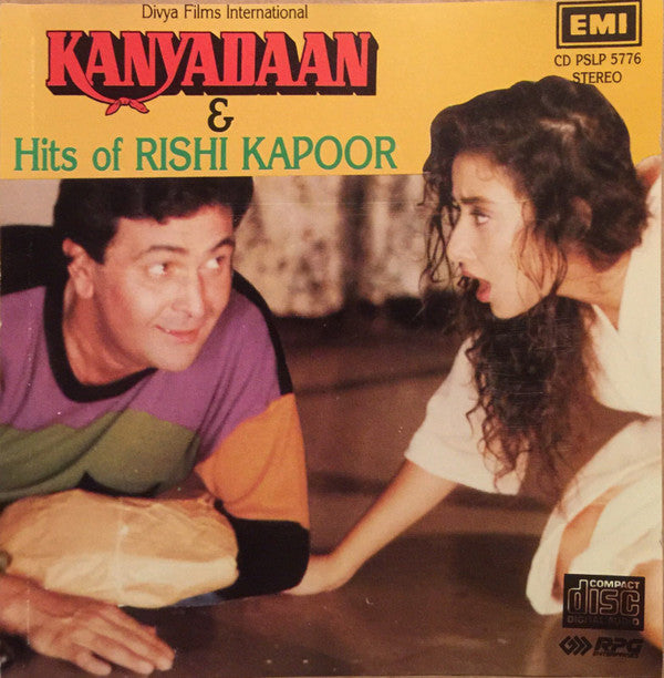 Aadesh Shrivastava : Kanyadaan & Hits Of Rishi Kapoor (CD, Comp)