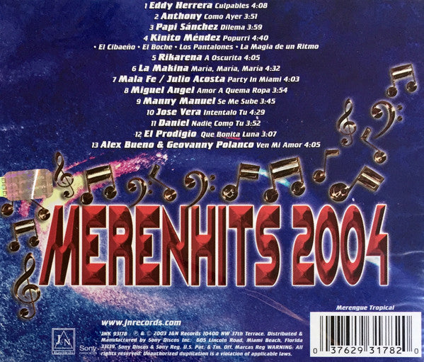 Various : Merenhits 2004 (CD, Comp)