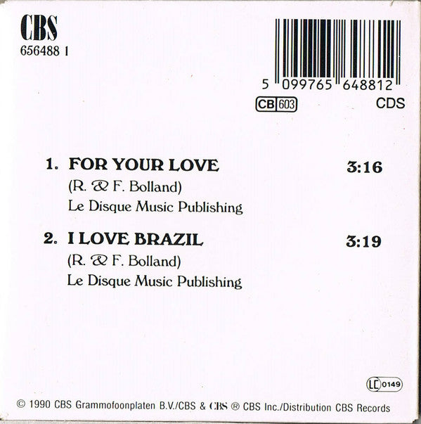 Sandra Reemer : For Your Love (CD, Mini, Single)
