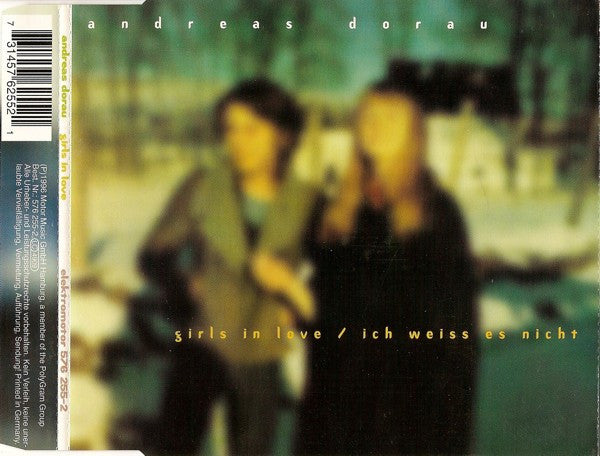 Andreas Dorau : Girls In Love / Ich Weiss Es Nicht (CD, Single)