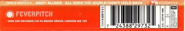 Andy Allder : All Over The World / Don't Hold Back (CD, Single)